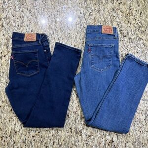 Women’s Levi’s Shaping Slim Straight 312 Jeans High Waisted (TWO)